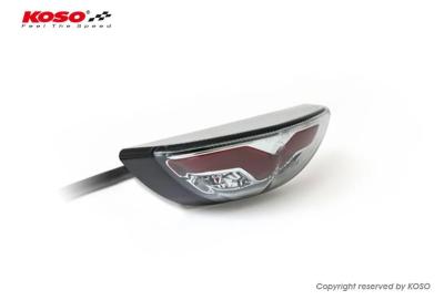 Feux arri&egrave;re Koso Led-Taillight, Smoke GT-03, e-mark.