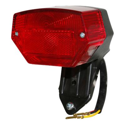 Feux arri&egrave;re P2R FEU ARRIERE CYCLO ADAPTABLE PUCH 50 MAXI-KREIDLER 50 FLORETT ROUGE -SELECTION P2R-