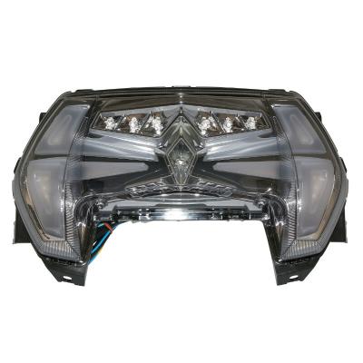 Feux arri&egrave;re P2R FEU ARRIERE MAXISCOOTER ADAPTABLE YAMAHA 125 TRICITY 2014+-MBK 125 TRYPTIK NEW DESIGN AVEC CLIGNOTANTS (HOMOLOGUE CE) -SELECTION
