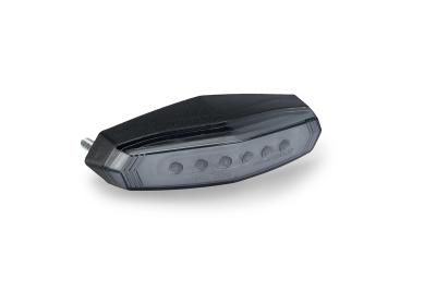Feux arri&egrave;re Puig Pilote Frein Ovale Mako Transparent
