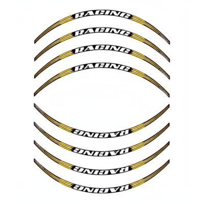Filet de jantes Progrip Racing Jaune 5026