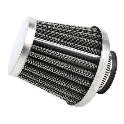 Filtre &agrave; air Avoc TYPE KN CHROME - GRIS FIXATION DROITE DIAM 35 mm
