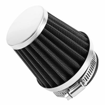 Filtre &agrave; air P2R FILTRE A AIR TYPE KN CHROME FIXATION DROITE DIAM 52 mm -P2R-