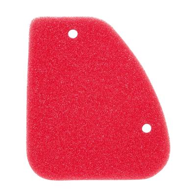 Filtre &agrave; air P2R MOUSSE FILTRE A AIR SCOOT ADAPTABLE PEUGEOT 50 TKR, TREKKER, SPEEDFIGHT, VIVACITY, ELYSEO, ELYSTAR, LOOXOR, BUXY (ROUGE) DOUBLE