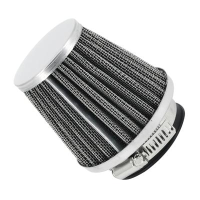 Filtre &agrave; air P2R TYPE KN CHROME FIXATION DROITE DIAM 48 mm CARBU PWK