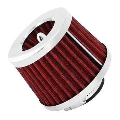 Filtre &agrave; air Replay REACTEUR CHROME GRILLE ROUGE FIXATION DROITE DIAM 35 - 28