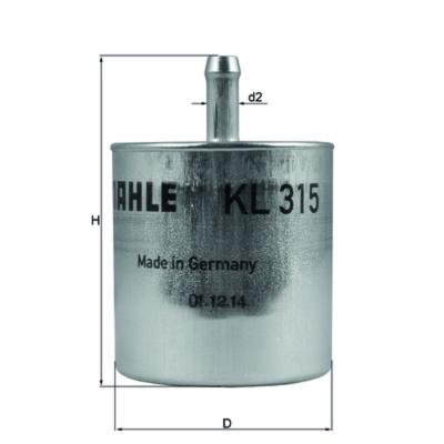 Filtre à essence Jmp KL315