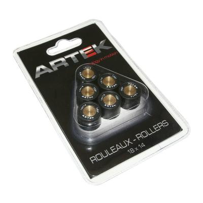 Galets de variateur Artek ROULEAU MAXISCOOTER K1 18x14 14,0g x6 SCOOTER 125