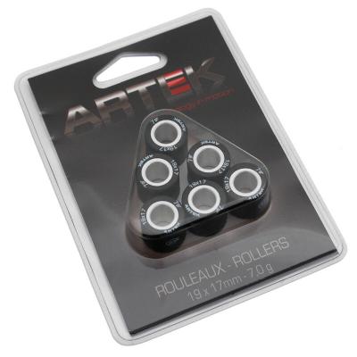 Galets de variateur Artek ROULEAU MAXISCOOTER K1 19x17 7,0g x6