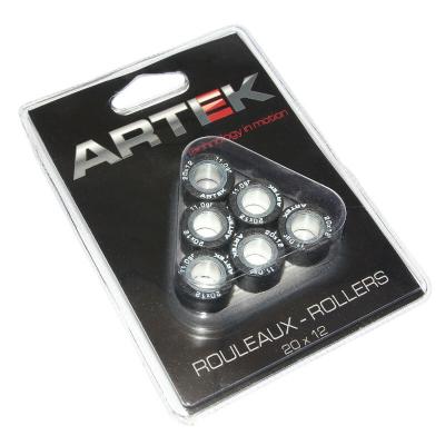 Galets de variateur Artek ROULEAU MAXISCOOTER K1 20x12 11,0g x6
