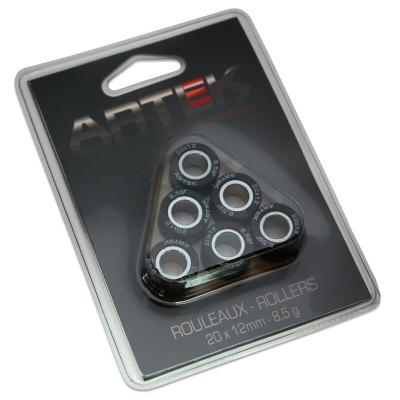 Galets de variateur Artek ROULEAU MAXISCOOTER K1 20x12 8,5g x6