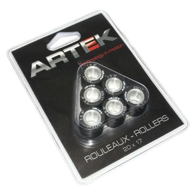 Galets de variateur Artek ROULEAU MAXISCOOTER K1 20x17 7,5g x6