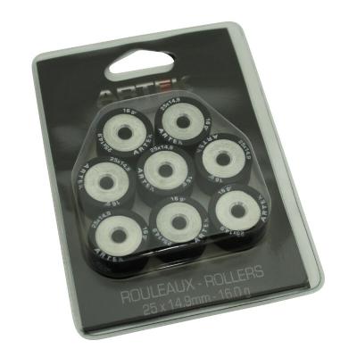 Galets de variateur Artek ROULEAU MAXISCOOTER K1 25x14,9 16,0g x8