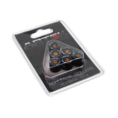Galets de variateur Artek ROULEAU SCOOT K1 15x12 3,0g x6