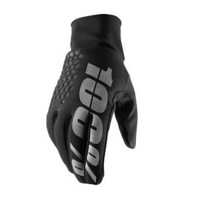 Gants cross 100% BRISKER HYDROMATIC NOIR 2024