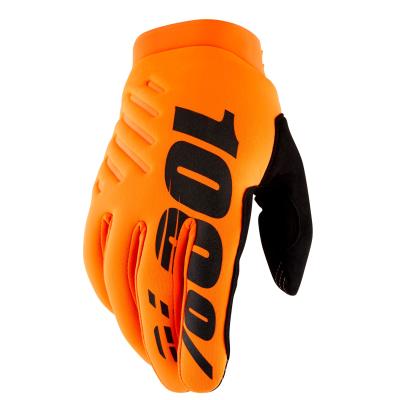 Gants cross 100% BRISKER ORANGE FLUO 2024
