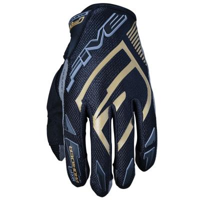 Gants cross Five MXF PRORIDER S - BLACK GOLD 2023