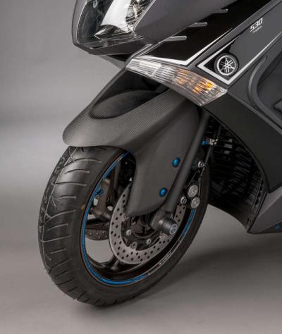 Garde boue AV LighTech carbone mat T-MAX 500 / 530 (08-14)