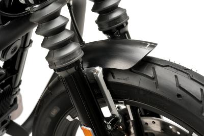 Garde boue Puig avant t&ocirc;le aluminium Noire