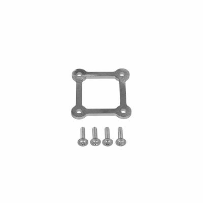 Garde boue Touratech Entretoise pour montage haut - Argent