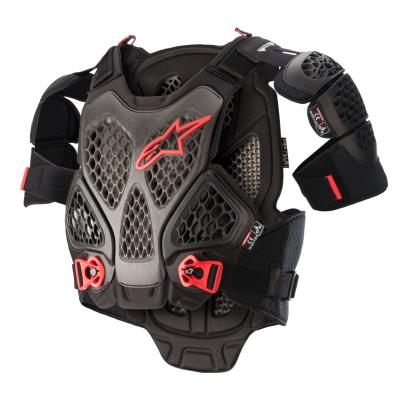 Gilet de protection Alpinestars A-6 - BLACK ANTHRACITE RED 2023