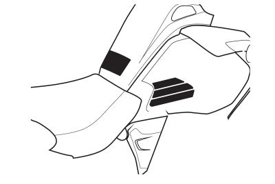 Grip de r&eacute;servoir Puig Specifique Apparence carbone