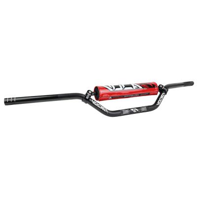 Guidon Voca Racing 50 A BOITE CROSS ALU T6 DIAM 22,2mm L805mm H94mm MOUSSE ROUGE