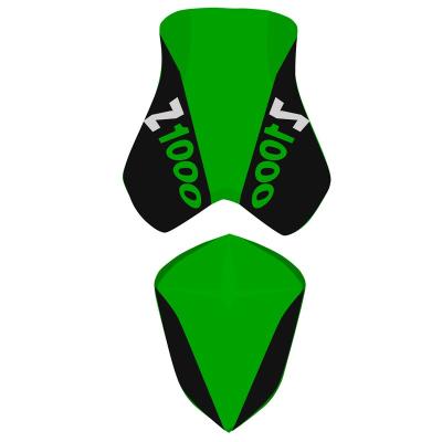 Housse de selle Bagster Noir/Vert/Lettres Vertes