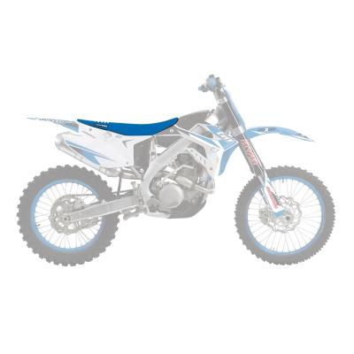 Housse de selle Blackbird Double Grip 3 bleu/blanc TM