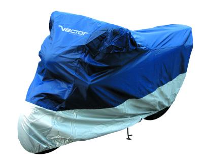 Housse moto Vector int&eacute;rieure ext&eacute;rieure scooter - bleu argent - M