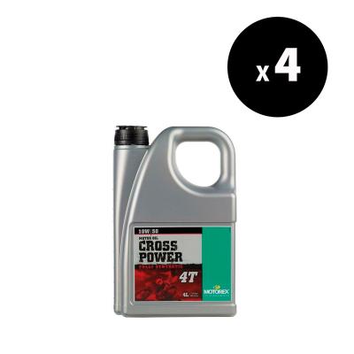 Huile moteur Motorex Cross Power - 10W50 4L x4