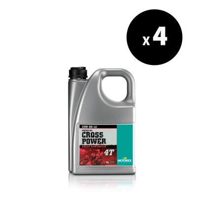 Huile moteur Motorex Cross Power 10W60 4X4L