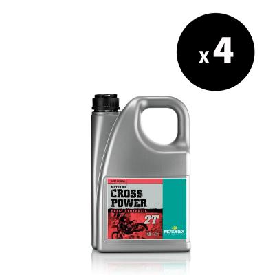 Huile moteur Motorex Cross Power synthétique 4X4L