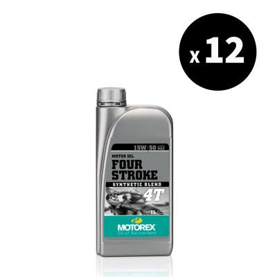 Huile moteur Motorex Four Stroke - 15W5 1L x12