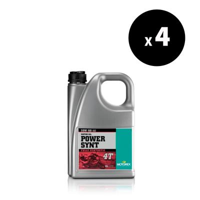 Huile moteur Motorex Power Synt 10W60 synthétique 4X4L