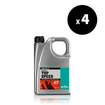 Huile moteur Motorex Top Speed - 10W30 4L x4
