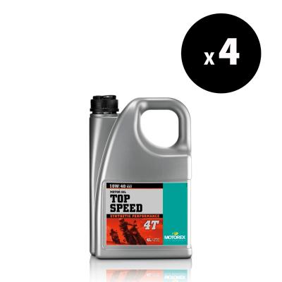 Huile moteur Motorex Top Speed - 10W40 4L x4
