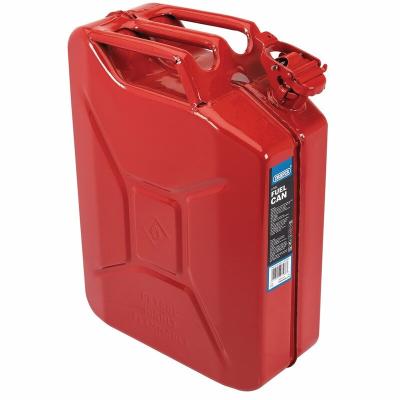 Jerrican Draper Bidon carburant en acier rouge 20L