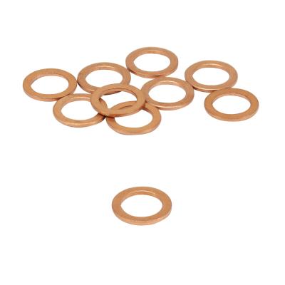 Joint de vidange Artein RONDELLE COPPER WASHERS CUIVRE PLAT DIAM 12x18 1,50 mm BLISTER 10 PIECES PRO SERIES