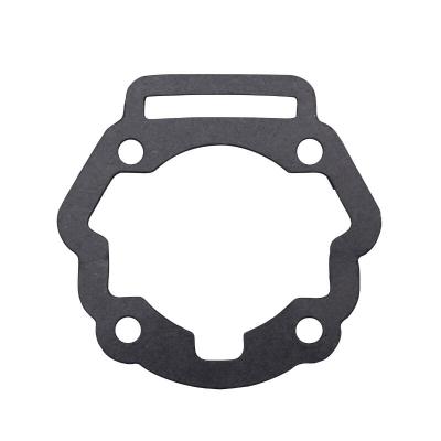 Joint d'embase P2R JOINT D'EMBASE-CYLINDRE 50 A BOITE ADAPTABLE DERBI 50 SENDA 2006+, GPR-GILERA 50 SMT 2006+, RCR (MOTEUR PIAGGIO EURO 3) (VENDU A