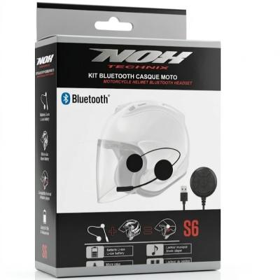 Kit Intercom Bluetooth S6 pour Nox N220s & Casque Jet