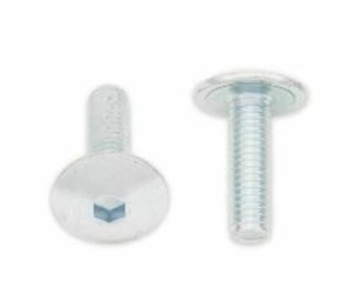 Kit Visserie Bolt Vis t&ecirc;te bomb&eacute;e plate M6x1x20mm 10 pi&egrave;ces