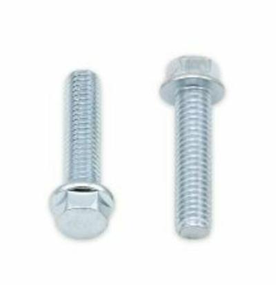 Kit Visserie Bolt Vis &agrave; bride t&ecirc;te hexagonale 8mm M6x1x25mm 10 pi&egrave;ces