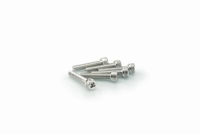 Kit Visserie Car&eacute;nage Puig En Aluminium Anodis&eacute; Argent Blister 6 vis allen M5x25mm