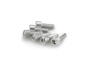 Kit Visserie Car&eacute;nage Puig En Aluminium Anodis&eacute; Argent Blister 6 vis allen M6x15mm