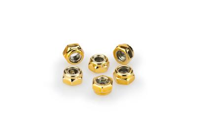 Kit Visserie Car&eacute;nage Puig En Aluminium Anodis&eacute; Jaune Blister 6 &eacute;crou M5