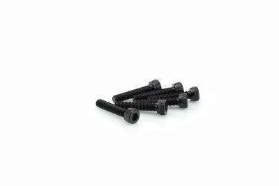 Kit Visserie Car&eacute;nage Puig En Aluminium Anodis&eacute; Noire Blister 6 vis allen M5x25mm