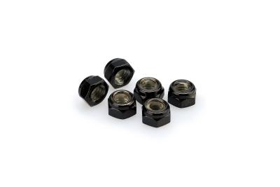 Kit Visserie Car&eacute;nage Puig En Aluminium Anodis&eacute; Noire Blister 6 &eacute;crou M8