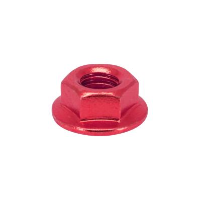Kit Visserie Moto P2R ECROU 6 PANS EPAULE M6 ALU ROUGE