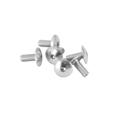 Kit Visserie Moto P2R VIS TETE BOMBEE CARROSSERIE - CARENAGE CAPOTAGE DIAM 6x15 mm ALU